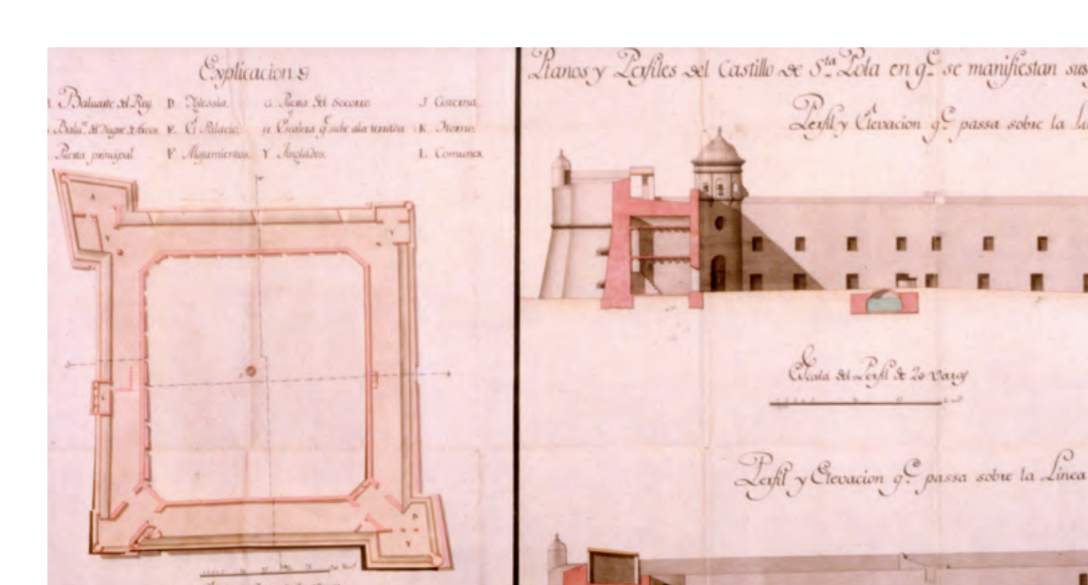Plano del castillo de Santa Pola, 1778