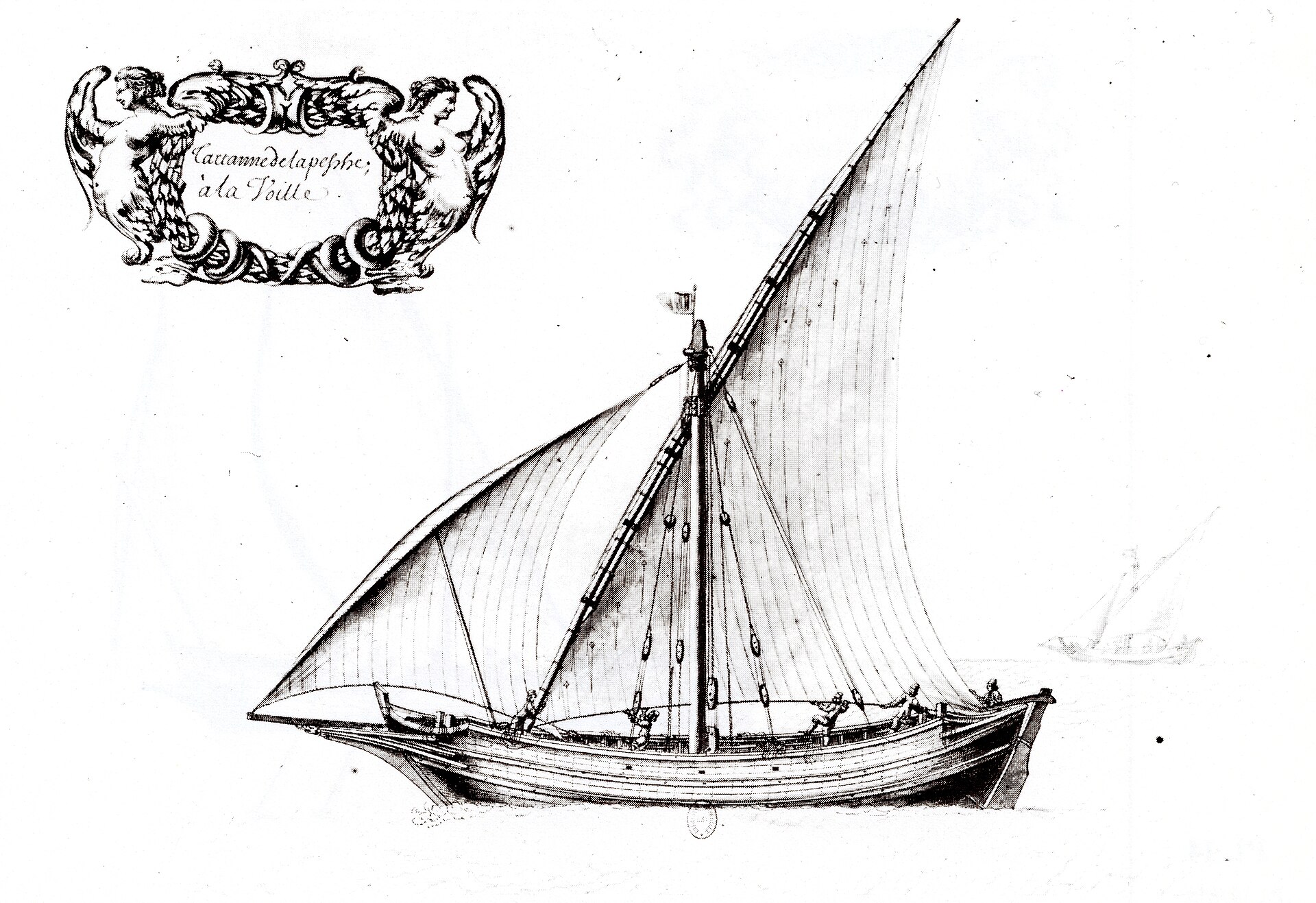 Tartana dibujada por Jean Jouve